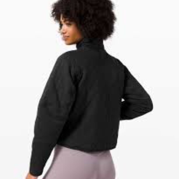 NWT Lululemon Quilted Calm Jacket Black Size 10 - Picture 3 of 3